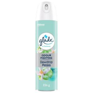 Glade® Air Freshener Odor Fighting Room Spray, Dewdrop Petals, 226g