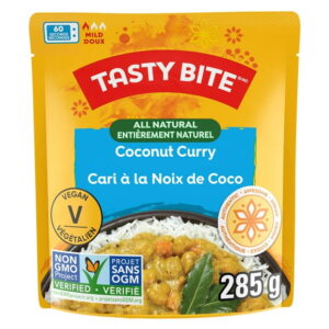 TASTY BITE Coconut Curry All Natural Indian Entrée, 285G, TASTY BITE COCONUT CURRY
