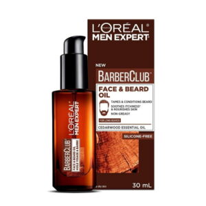 L'Oreal Paris Men Expert Barber Club Nourishing Beard Oil, 30ml, Non-Greasy Formula