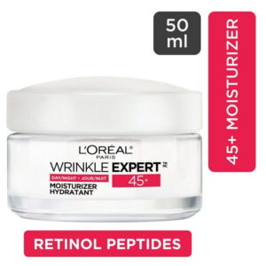 L'Oreal Paris Wrinkle Expert Anti-Aging Cream Day & Night Face Moisturizer 45+, 50 mL