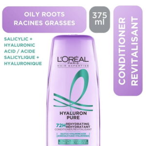 Hyaluron Pure Rehydrating Conditioner 375 ml, Oily Roots & Dehydrated Hair