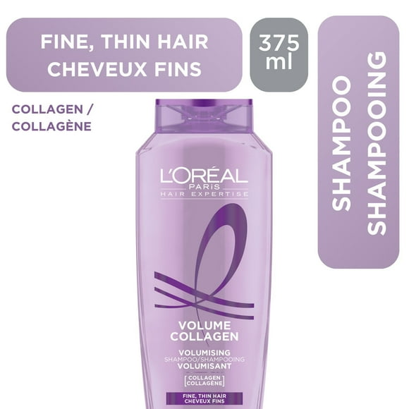 L'Oréal Paris Volume Collagen Shampoo, For Fine & Thin Hair