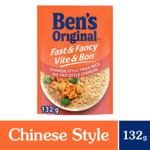 BEN'S ORIGINAL FAST & FANCY Chinese Style Fried Rice, 132g Pouch, Perfect Every Time