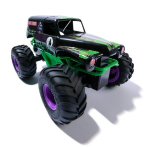 Monster Jam Smash & Bash Grave Digger Remote Control Vehicle, 1:15 Scale, Monster Jam, Official Smash & Bash Grave Digger Remote Control Indoor & Outdoor Vehicle, 1:15 Scale Repairable Monster Truck, Kids Toys for Boy and Girls Ages 4 and up