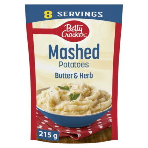 Betty Crocker Mashed Potatoes Butter and Herb, 215g