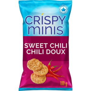 Quaker Crispy Minis Brown Rice Chips Sweet Chili, 100 g.