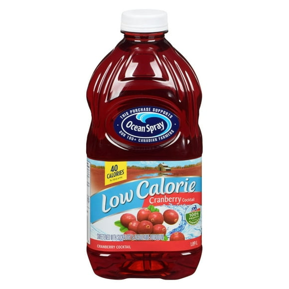 Ocean Spray Low Calorie Cranberry Cocktail, 1.89 L