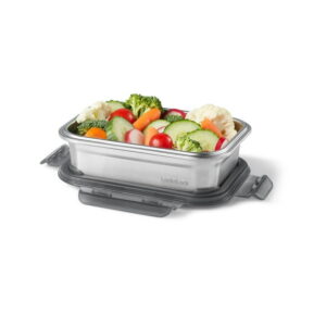 LocknLock STEEL - Food Container 20 oz/600ml, Stainless Steel