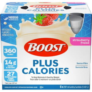 BOOST PLUS Complete Nutrition Drink  Strawberry, 6 x 237 ml, 6 x 237 ML