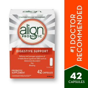 Align Probiotic, daily probiotic supplement for digestive care, 42 vegetarian capsules