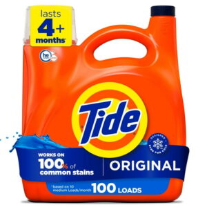 Tide Liquid Laundry Detergent, Original Scent, 3.9L