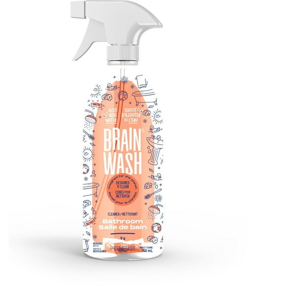 Brain Wash Bathroom Cleaner Bottle with Starter Pod, 750ml