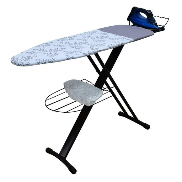 PREMIUM IRONBOARD, 14x46''Ironing Board with clothes hanger,Iron rest,Strong Legs.