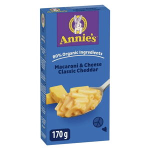 Annie's Macaroni & Cheese Classic Cheddar, kid meals, 170 g, 170 g