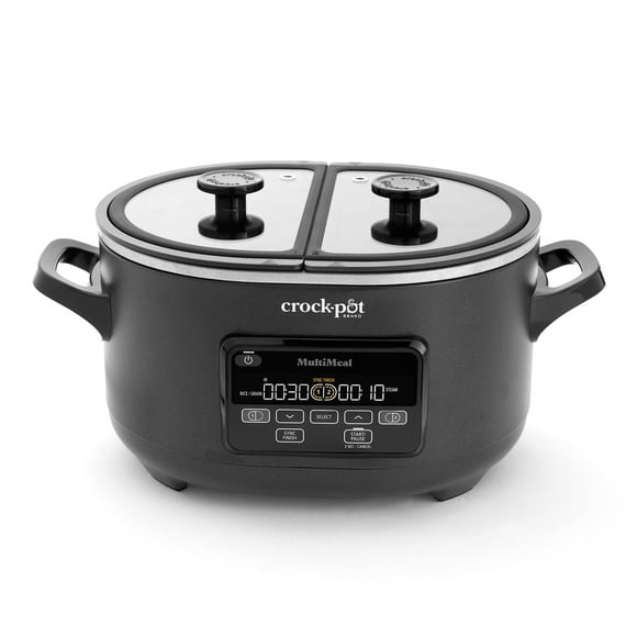 Crock-Pot MultiMeal Multicooker and Programmable Slow Cooker, Speckled Black