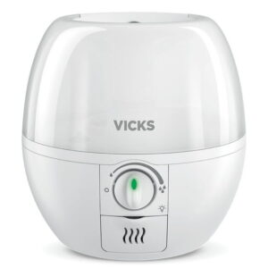 Vicks VUL500C 3-in-1 SleepyTime?? Ultrasonic Humidifier Diffuser Night-Light, 7 Night-Light Colours