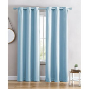 Solid Blackout Grommet Window Panel