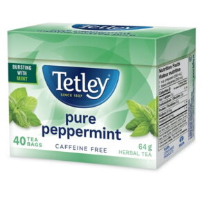 Tetley Pure Peppermint Tea, 40ct, Tetley Pure Peppermint 40