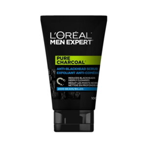L'Oreal Paris Men Expert Face Scrub, Pure Charcoal Anti-blackhead Scrub, 100 mL