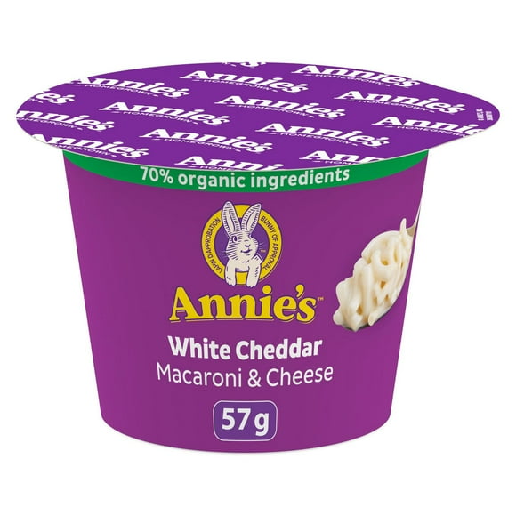 Annie's Homegrown Macaroni & Cheese, White Cheddar, Microwavable, 57 g, 57 g