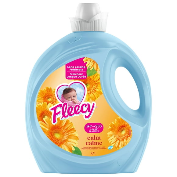 Fleecy Calm Liquid Fabric Softener Liquid (Fabric Conditioner), 4.7 L - 233 WL