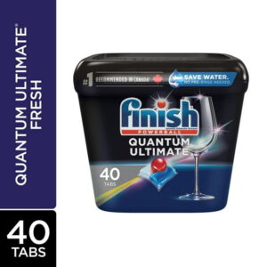 Finish Dishwasher Detergent Pods, Quantum Ultimate, Fresh, 40 Tablets