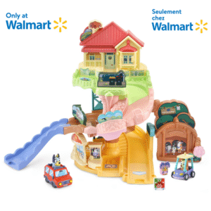 VTech® Bluey Road Trip Playset - Two Cars & Bonus Accessories - Walmart Exclusive - English Version, 1.5+ Yrs, VT BLUEY PLAYSET EN