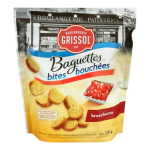 Boulangerie Grissol Baguettes Bites Bruschetta, Dare, 130 g