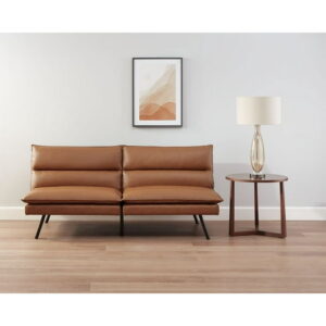 Mainstays Pillow Top Futon, Sturdy wood frame and metal legs.