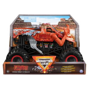 Monster Jam, Official Zombie Monster Truck, Collector Die-Cast Vehicle, 1:24 Scale, Kids Toys for Boys and Girls Ages 3 and up