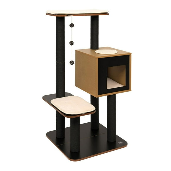 Catit Vesper High Base Cat Furniture, Black