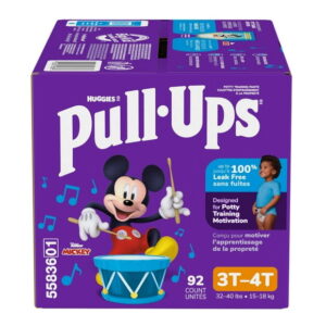 Pull-Ups Boys' Potty Training Pants, Economy Pack, Size: 2T - 6T, Size: 2T - 6T | 104-66 Count