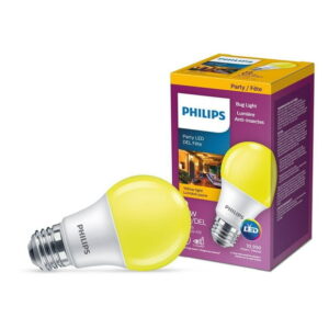 PHILIPS LED 60W A19 Yellow bulb, LED 60W A19 YEL PL