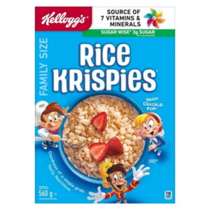 Kellogg's Rice Krispies Cereal Original 560 g (Family Size), 560G