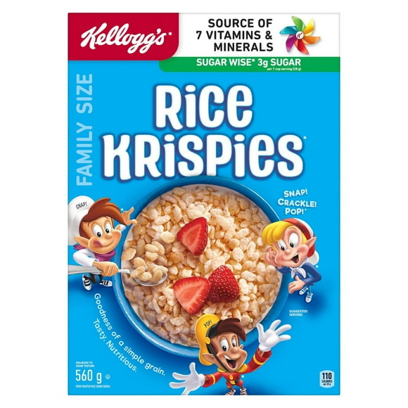 Kellogg's Rice Krispies Cereal Original 560 g (Family Size), 560G