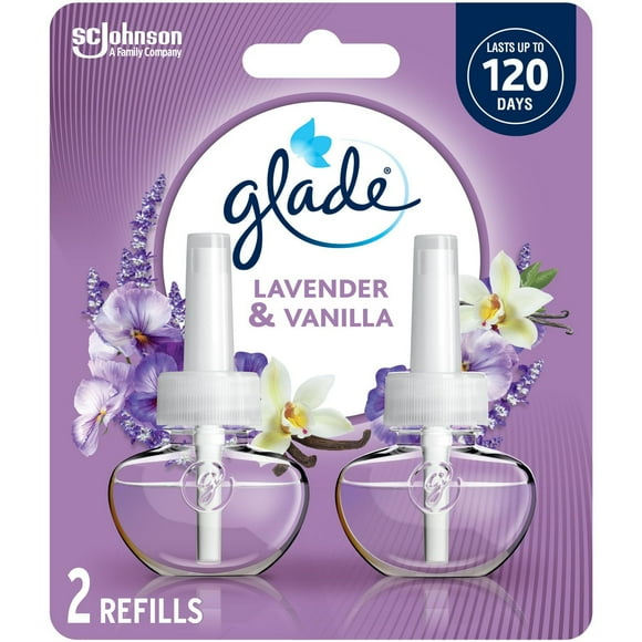 Glade Plugins® Air Freshener Oil Refill, Lavender and Vanilla, 2 Refills