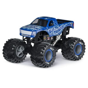 Monster Jam, Official Blue Thunder Monster Truck, Die-Cast Vehicle, 1:24 Scale