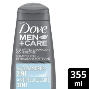 Dove Men Care Anti Dandruff 2in1 Shampoo + Conditioner, 355 ML 2in1 Shampoo + Conditioner