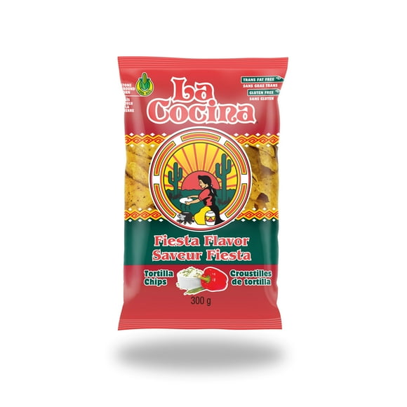 La Cocina Fiesta Tortilla Chips, La Cocina Fiesta Flavoured Tortilla Chips