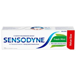 Sensodyne Daily Sensitivity Toothpaste - Value Size, 135 mL Fresh Mint