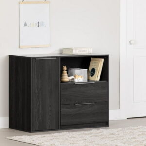 2-Drawer Dresser with Door from the collection Hourra South Shore