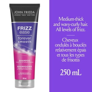 John Frieda Frizz Ease Forever Smooth Shampoo with Anti-Frizz Immunity Complex, 250 mL