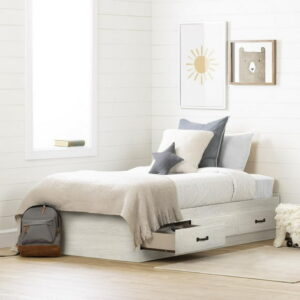 South Shore Ulysses Twin Storage Bed with 3 Drawers (39")