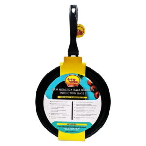 Verka Non-Stick Flat Tava Pan 28cm, Pan with heat proof handle