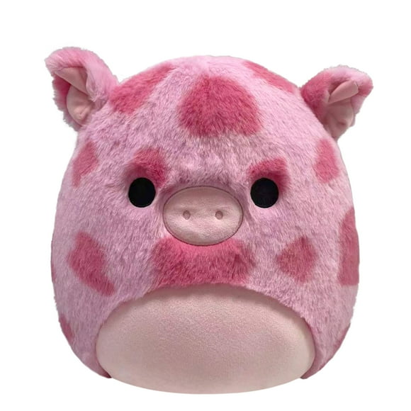 Jazwares Squishmallows 12" Plush: Fuzz-a-Mallows - Gwendle the Pink Spotted Pig