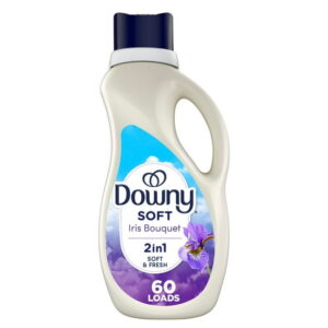 Downy SOFT & FRESH Fabric Softener Liquid, Iris Bouquet Scent, Downy Fabric Softener, Laundry Softener