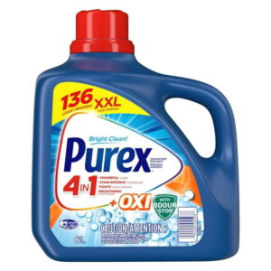 Purex Plus Oxi 4 in 1 Concentrated Liquid Laundry Detergent, 6.0 Litres, 136 Loads, 136 loads