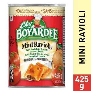 Chef Boyardee® Mini Ravioli Beef Ravioli in Tomato And Meat Sauce, 425 g