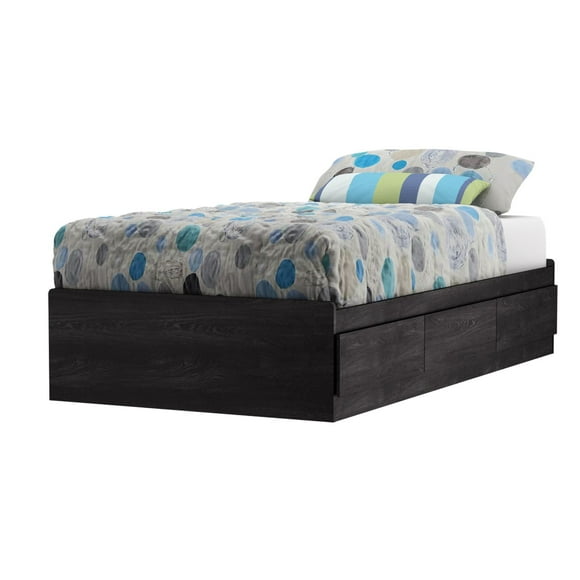 South Shore Fynn Twin Mates Bed (39") with 3 Drawers