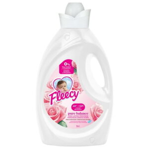 Fleecy Pure Balance Liquid Fabric Softener, Rose Water - 2.6L, 2.6L - 110 Loads